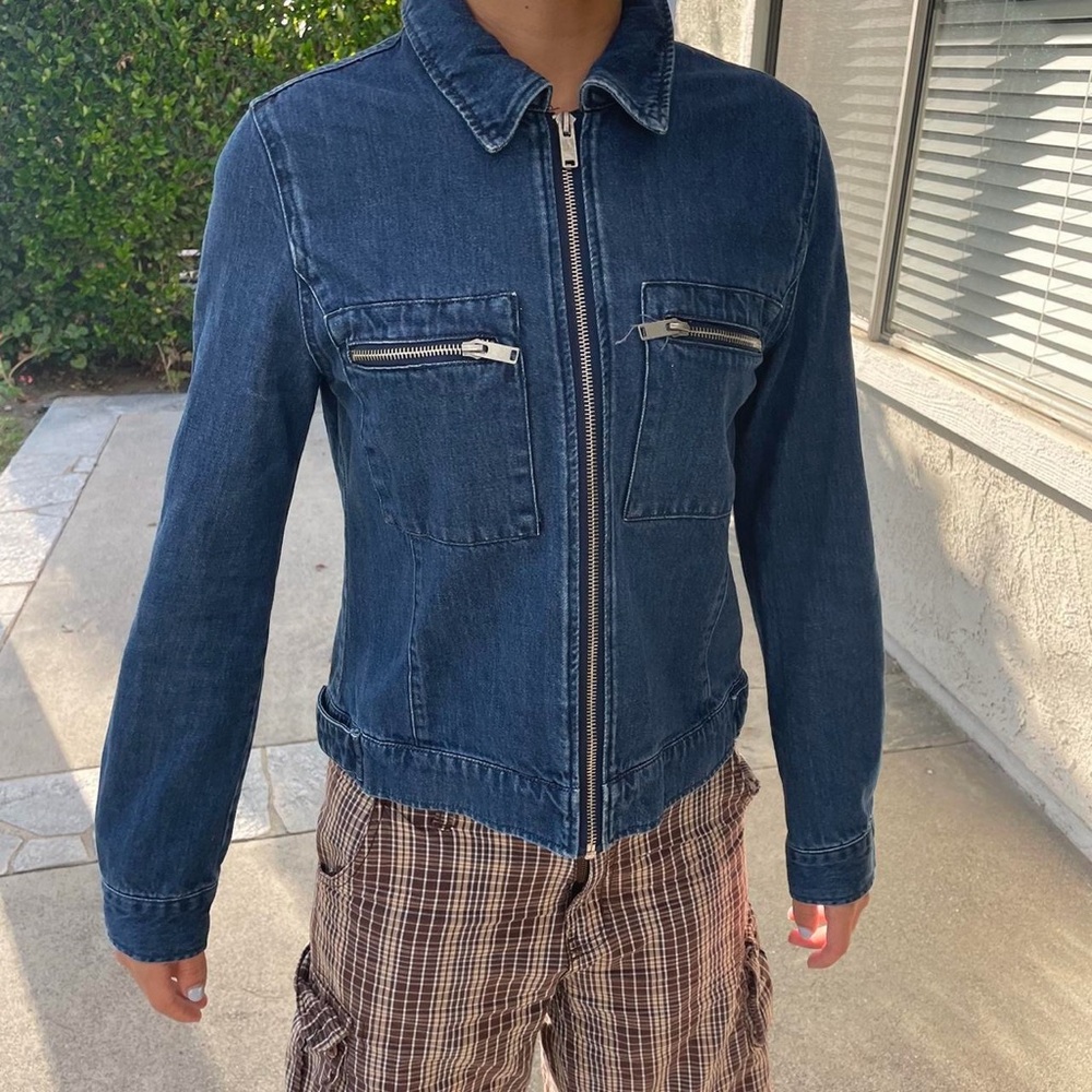 Blue Denim Motto Jacket